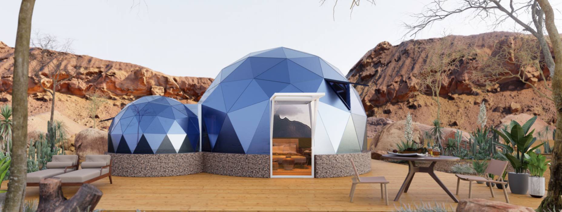 大姚县球形智能光伏玻璃星空房